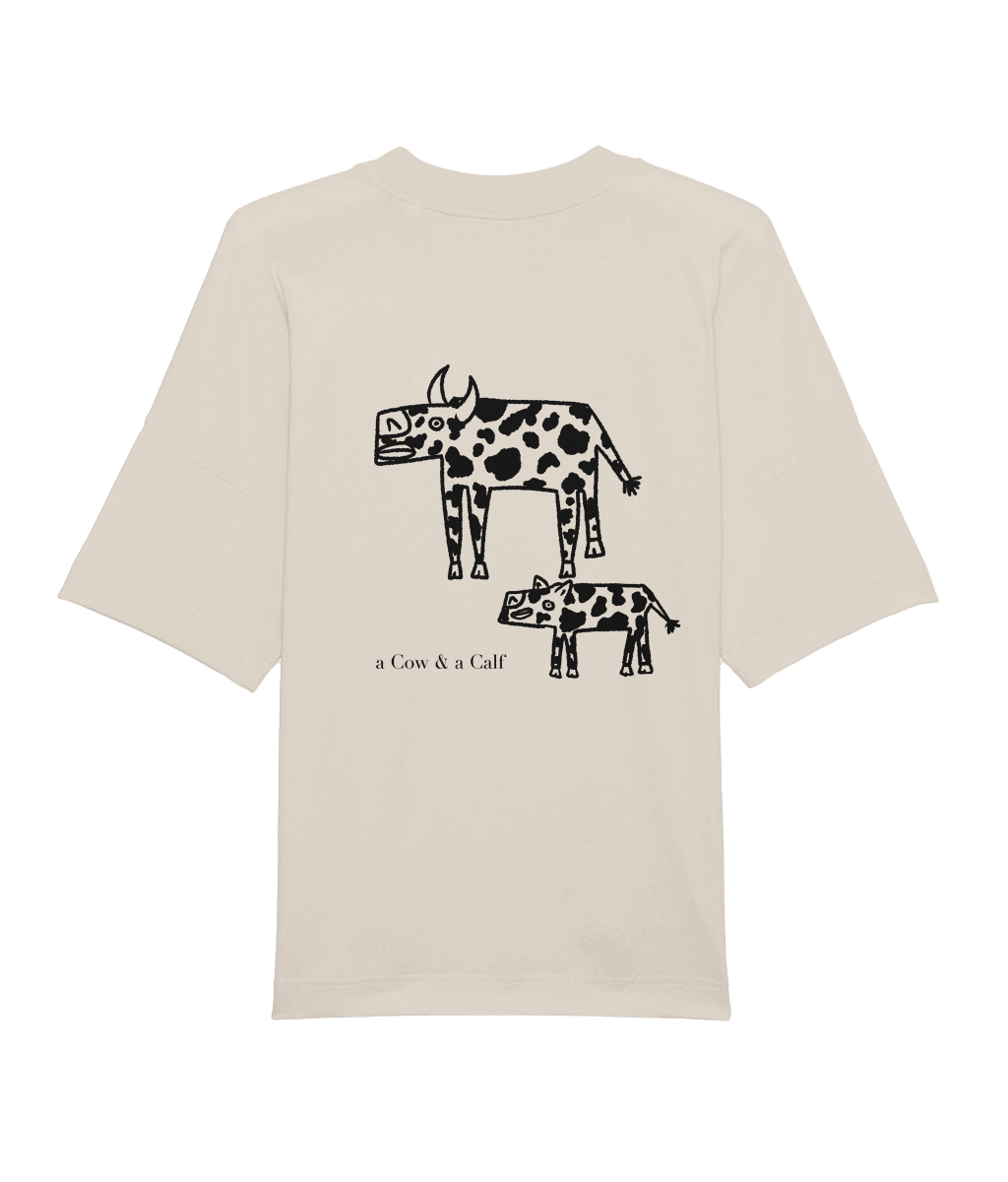 Cow Tee - Stone