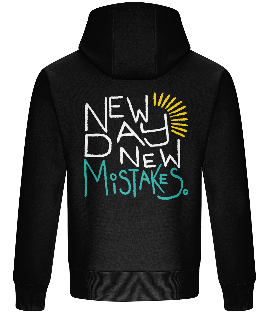 New Day, New Mistakes Hoodie - Black