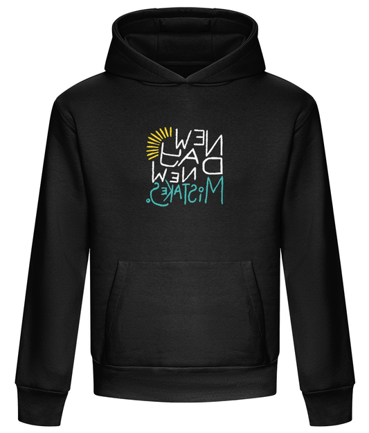 New Day, New Mistakes Hoodie - Black